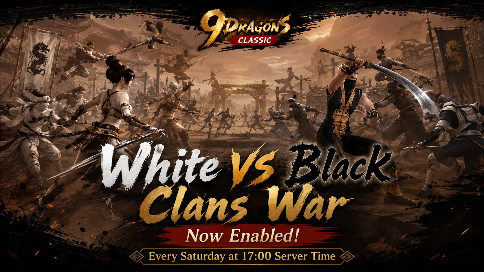 White vs Black Clan War in Bloody Plain