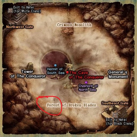 Bloody Plain Map
