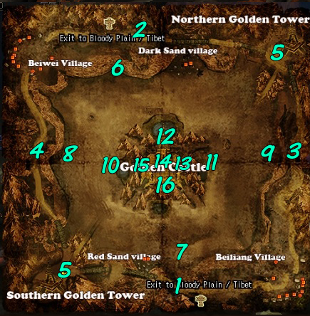 Loulan Map